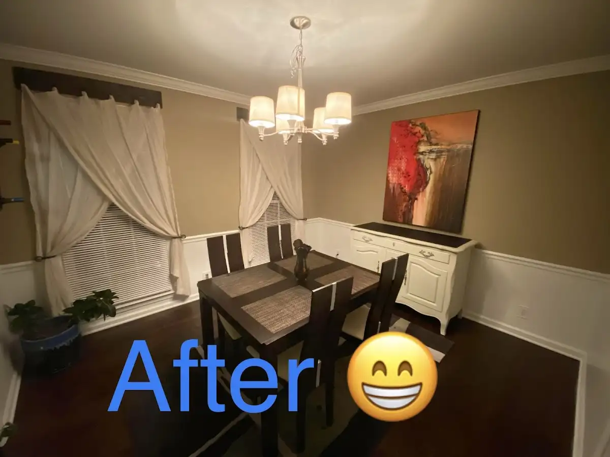 Professional dining room restoration after water damage in Clayton